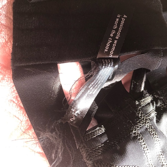 Black Strappy Women's Bra - Picture 4 of 4